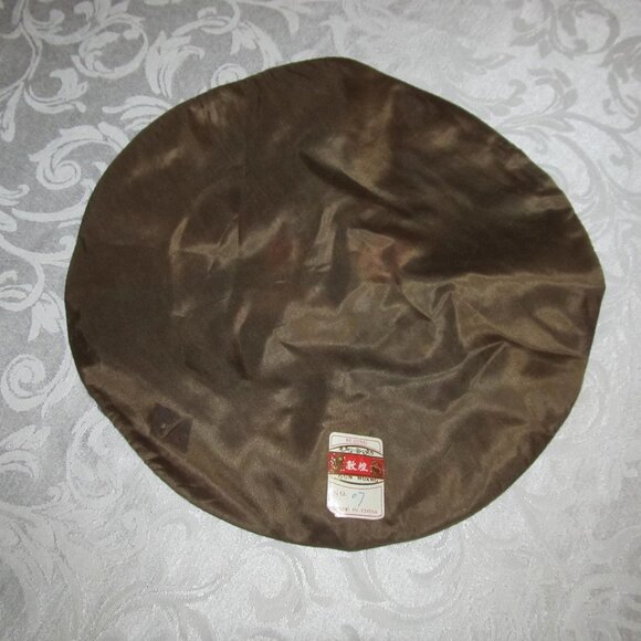 Antique Round 10-inch Chinese Silken Art - Picture 6 of 9